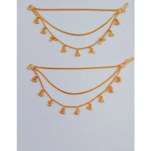 BS Women's Rose Gold Plated Alloy Drops & Danglers (Gold)