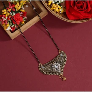 BS Women's White Color Mangalsutra