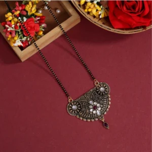 BS Women's White Color Mangalsutra