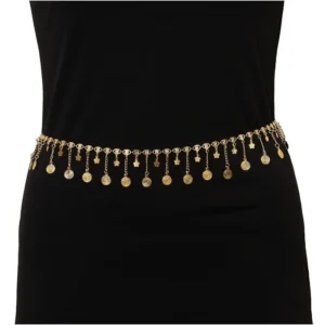 BS Women's Gold Plated Kamarband Waist Belt For Women//Girls Adjustable Chain