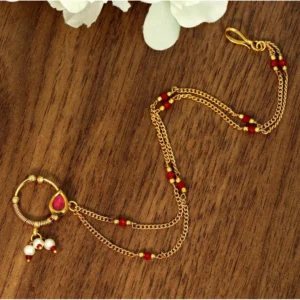 BS Women's Rani Color Nose Nath