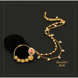 BS  Women's Rani Color Nose Nath