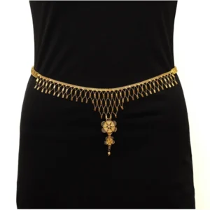 BS Women's Gold Plated Kamarband Waist Belt For Women//Girls Adjustable Chain