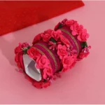 BS Women's Rani Color Floral Bangles Set: 2.4