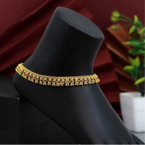 BS Women's Gold Color Anklets (Free Size: Upto 10")