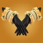 BS Women's Off White Color Floral Bangles Set: 2.4