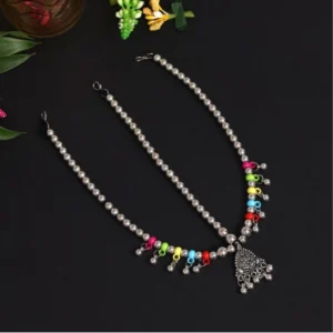 BS Women's Multi Color Oxidised Matha Patti