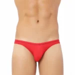 BS Men's Cotton Spandex Designer Briefs Underwear (Red)