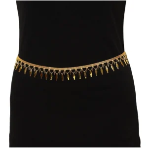BS Women's Gold Plated Kamarband Waist Belt For Women//Girls Adjustable Chain