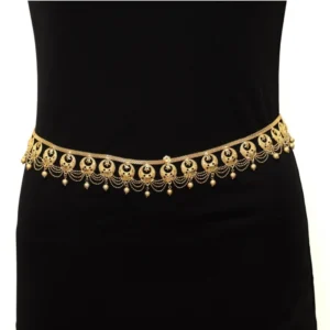 BS  Women's Gold Plated Kamarband Waist Belt For Women//Girls Adjustable Chain