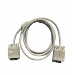 BS VGA Cable Male to Male 1.5 Yards Supports PC, Monitor, TV, LCD_LED, Plasma, Projector, TFT (White)