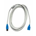 BS USB Male to Female Extension Cable 3 Yards Supports LCD, LED, TV USB Ports Connects Printer, PC, External Hard Drive (White)