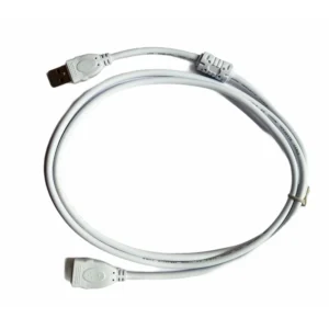 BS USB Male to Female Extension Cable 1.5 Yards Supports LCD, LED, TV USB Ports Connects Printer, PC, External Hard Drive (White)
