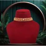 BS Women's Gold Color Choker Gold Plated Necklace