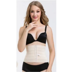 BS Women's Lycra Blend Solid Western Wear Tummy Body Shaper (Beige)