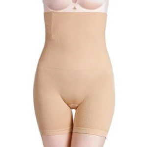BS Women's Cotton Solid Ethnic Wear Tummy - Thigh Body Shaper (Skin)
