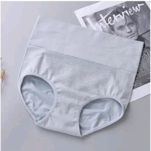 BS Women's Cotton Solid Ethnic Wear Body Shaper Brief (Grey)