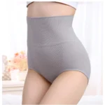 BS Women's Cotton Self Design Western Wear Body Shaper Brief (Grey)