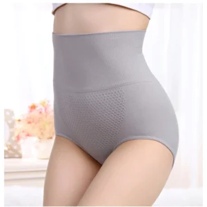 BS Women's Cotton Self Design Western Wear Body Shaper Brief (Grey)