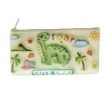 BS Cute Dino Pencil Pouch | Canvas | Stationery | 3+ Years