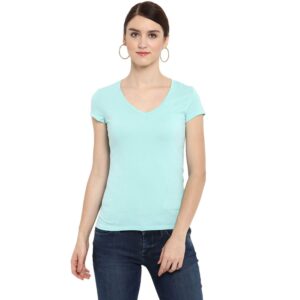 OW Normal Cotton V-Neck T-Shirt