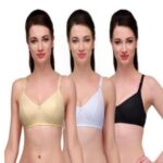 SW Pack 3 Pretty Wireless Cotton Bras