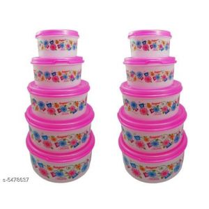 SW Seaons Trendy Stylish Plastic Kitchen Container Set of 10