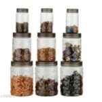 SW Bluewhale New Stone Grocery & Food Kitchen Container Set of 9