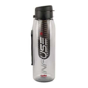 SW Cello Infuse Plastic Water Bottle 800 ml Black