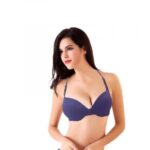 SW Ann Christine Violet Padded Wired Halter Bra