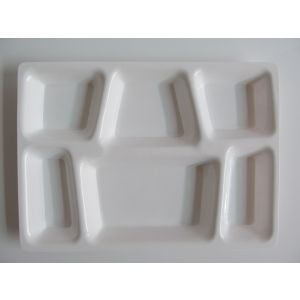 SW Chhajer Handicraft Acrylic 6 Partition Plate