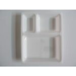 SW Chhajer Handicraft Acrylic 3 Partition Plate