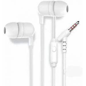 SW UB-760 Champ 3.5mm in-Ear Wired Earphone Wired Headset (White, In the Ear)