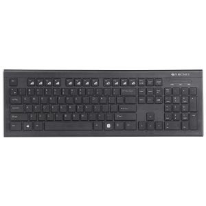 SW ZEBRONICS ZEB-DLK01 Wired USB Desktop Keyboard (Black)