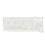 SW ZEBRONICS Zeb-Judwaa 900 Keyboard and Mouse Combo Wired USB Desktop Keyboard (White)