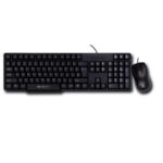SW ZEBRONICS Zeb-Judwaa 750 Keyboard & Mouse Combo Wired USB Desktop Keyboard (Black)