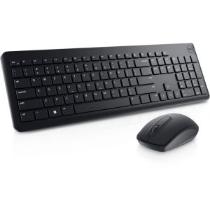 SW DELL KM3322W/ KM3322W Keyboard & Mouse Combo, Anti-fade & Spill-resistant Keys Wireless Multi-device Keyboard (Black)