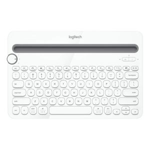 SW Logitech K480 / Compact Space-Saving Design Bluetooth Multi-device Keyboard (White)