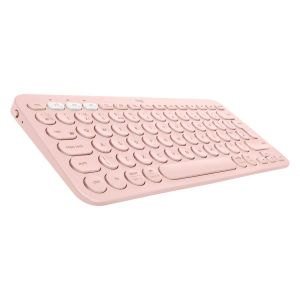 SW Logitech K380 / Easy-Switch for Upto 3 Devices, Slim Bluetooth Tablet Keyboard (Rose)
