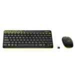 SW Skip to the beginning of the images gallery Logitech MK240 Wireless Keyboard and Mouse Combo (Black&Chartreuse Yellow)