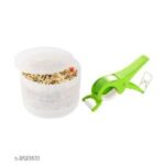 SW Seasons Veg Peeler and Cutter Chopper with Rice Washing Bowl