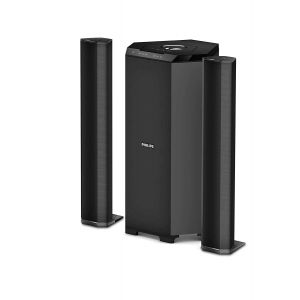 SW PHILIPS MMS8085B/94 Convertible 80 W Bluetooth Home Theatre (Black, 2.1 Channel)