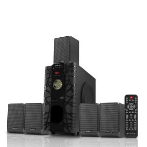 SW ZEBRONICS ZEB-BT 6590 RUCF 65 W Bluetooth Home Theatre (Black, 5.1 Channel)
