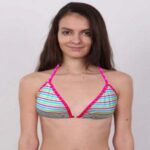 SW TU Multi Stripes Halter Bra
