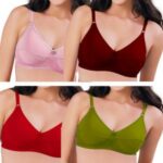 SW Comfort Cotton Stretch Plus Size Bra Pk 4