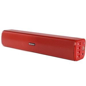 SW ZEBRONICS Zeb-Vita Plus 16 W Bluetooth Laptop/Desktop Speaker (Red, Stereo Channel)