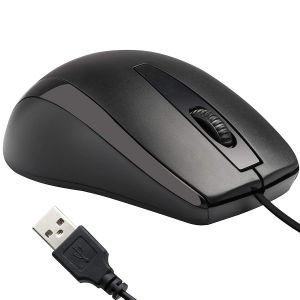 SW ZEBRONICS ALEX Wired Optical Mouse (USB 2.0, Black)