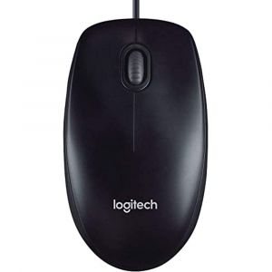 SW Logitech M90 / 1000 DPI Optical Tracking, Ambidextrous Wired Optical Mouse (USB, Black)