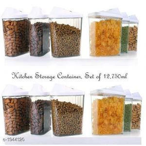 SW Seasons Easy Flow Storage Container (Pack of 12)