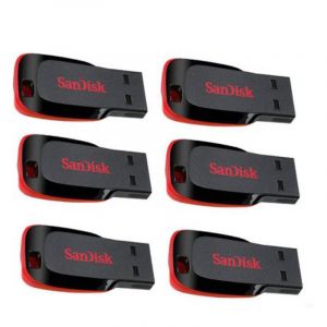 SW SanDisk Cruzer Blade 32 GB Pen Drive Pk 6
